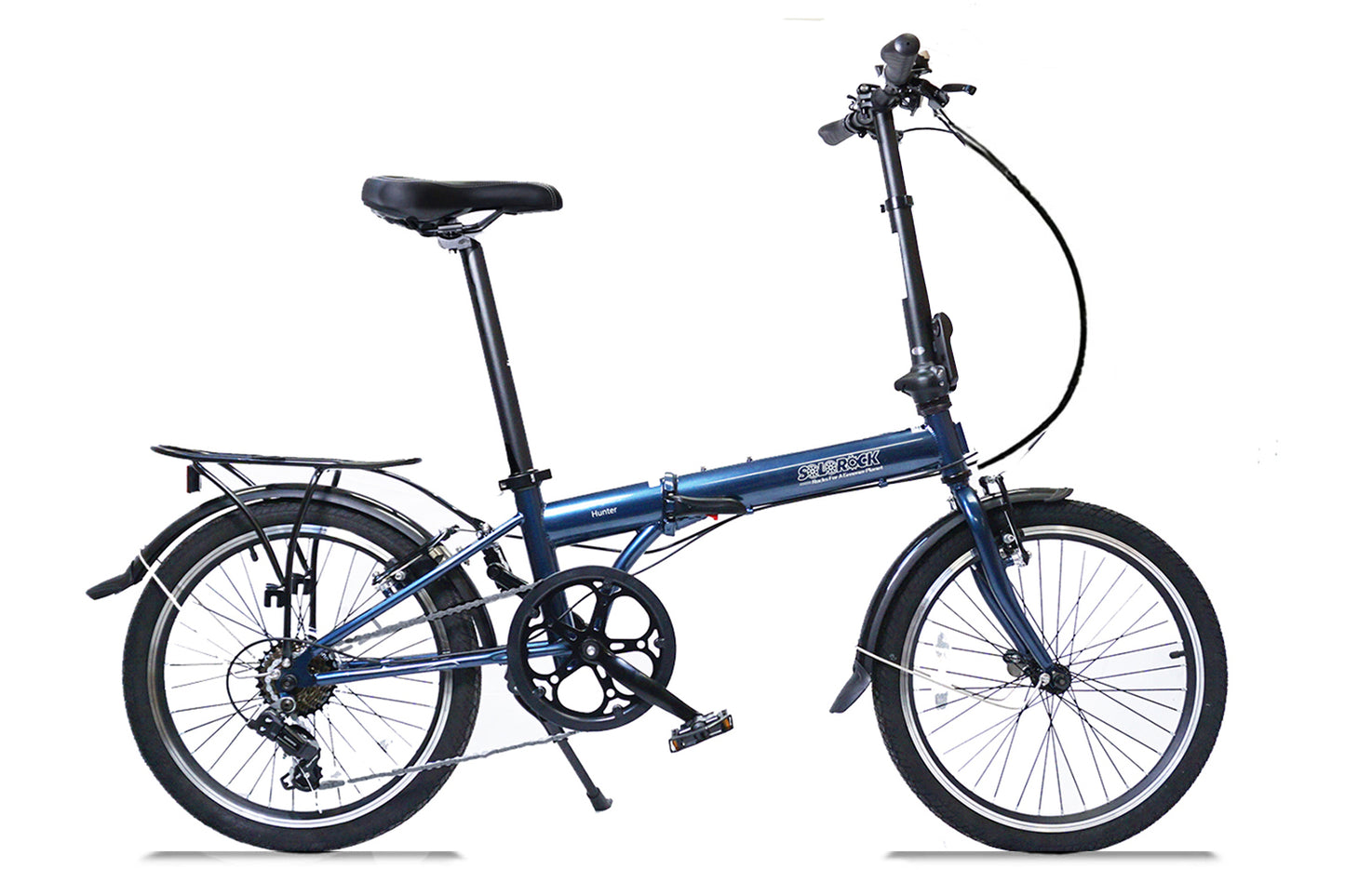 Hunter - SOLOROCK 20" Upgraded 7 Speed Steel Folding Bike