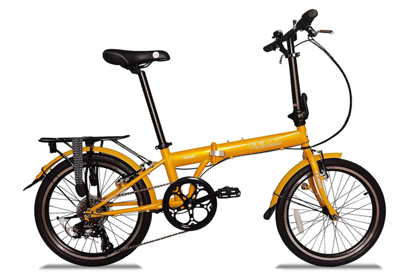 Hunter - SOLOROCK 20" Upgraded 7 Speed Steel Folding Bike