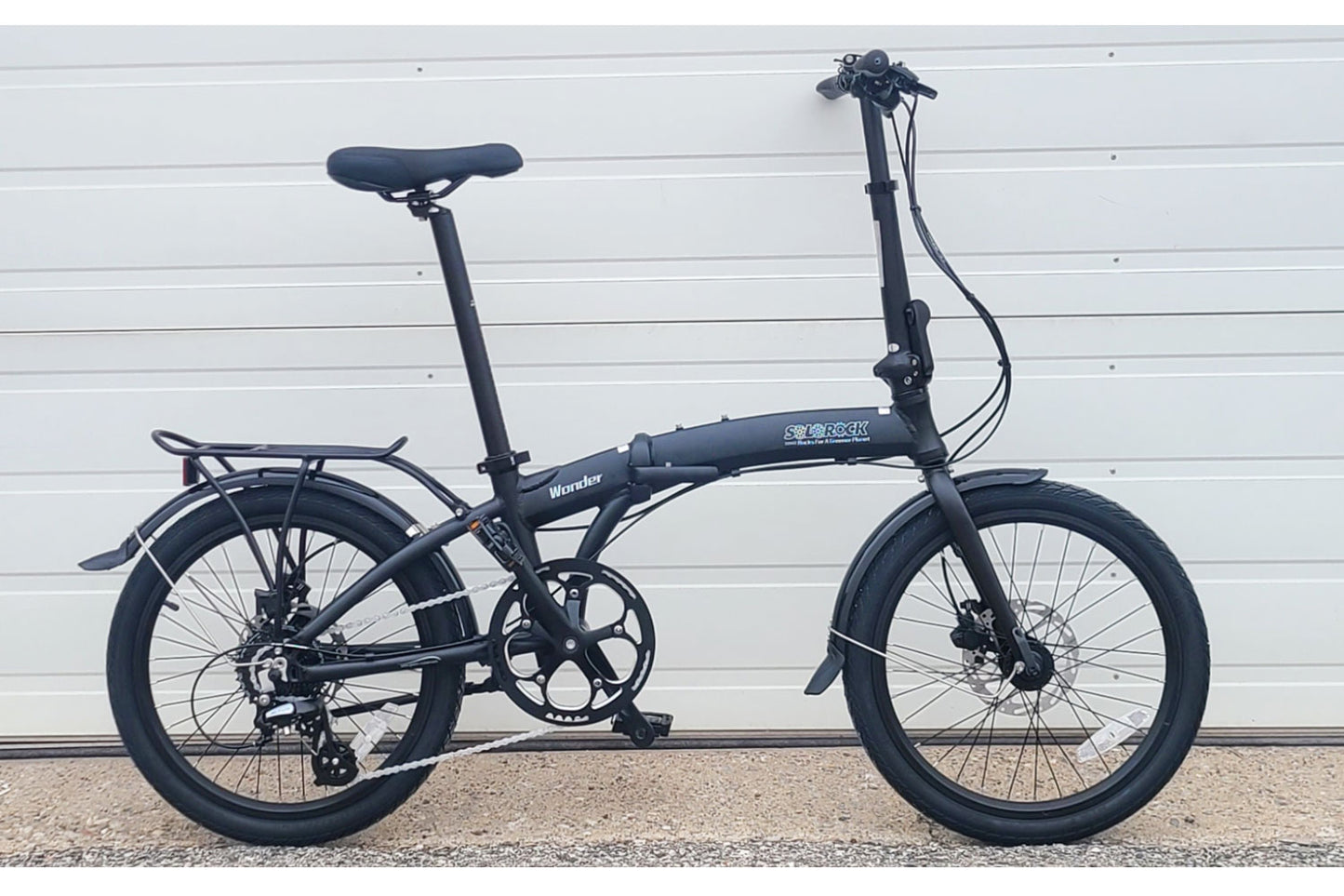 Wonder - SOLOROCK 20" 8 Speed Aluminum Folding Bike - V Brakes