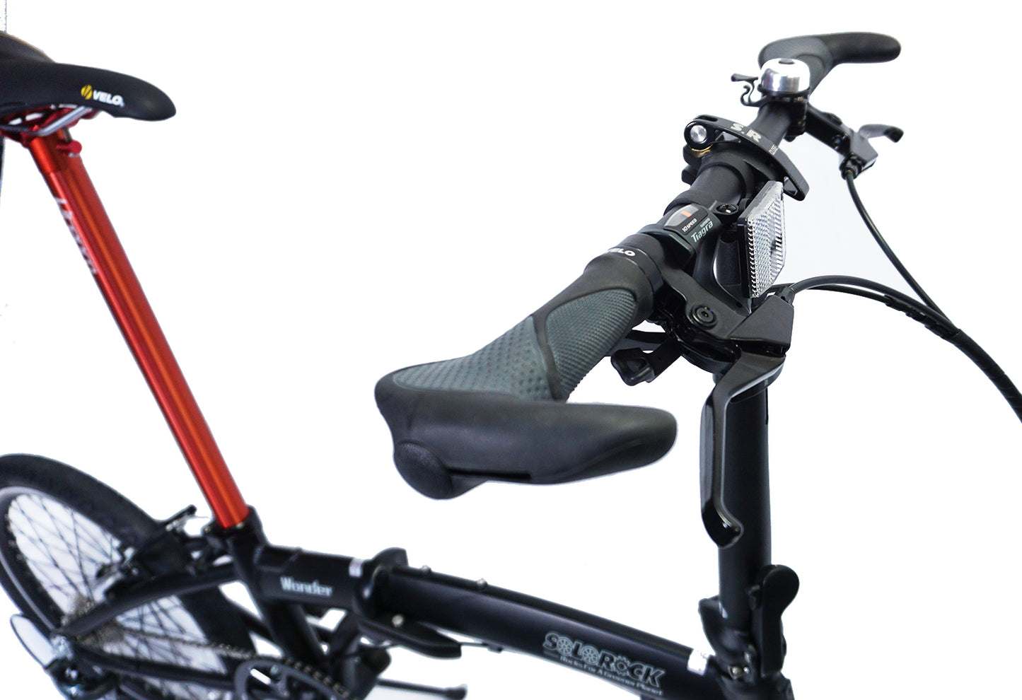 Wonder Pro - SoloRock 20" 10 Speed Aluminum Folding Bike