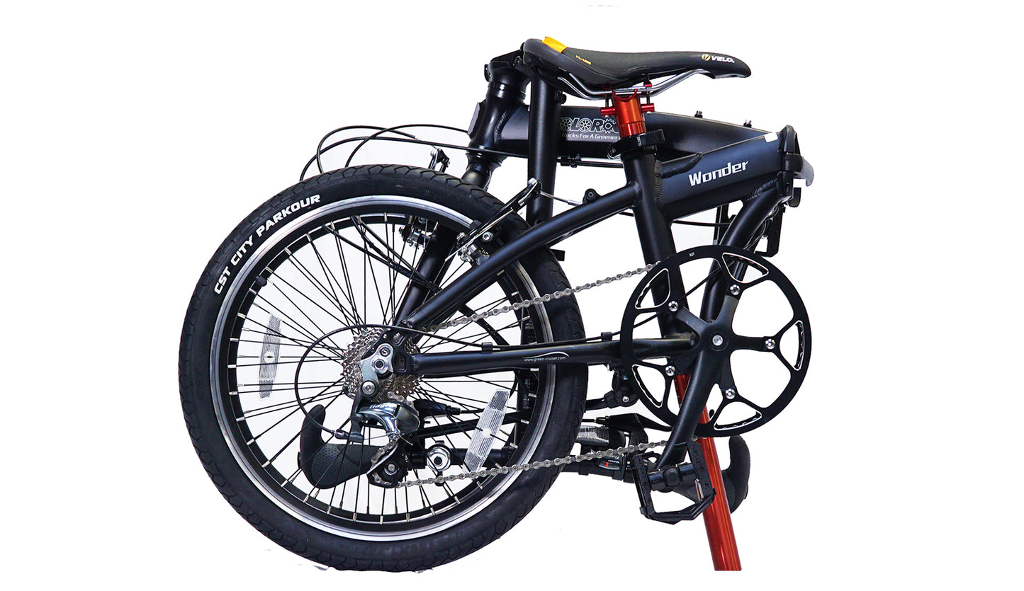 Wonder Pro - SoloRock 20" 10 Speed Aluminum Folding Bike