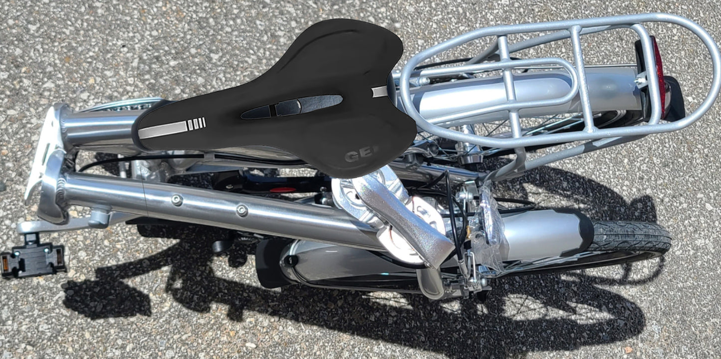 20" Silver Ace - SOLOROCK 20" 7 Speed Aluminum Folding Bike