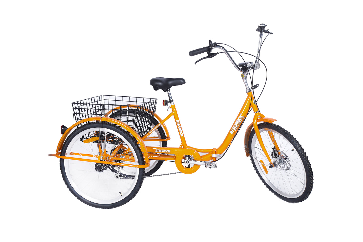 SOLOROCK 24" 6 Speed Folding Tricycle - Agile246-Fold