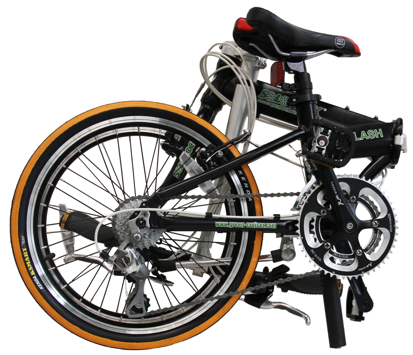 Flash - SOLOROCK 20" 18 Speed Aluminum Folding Bike