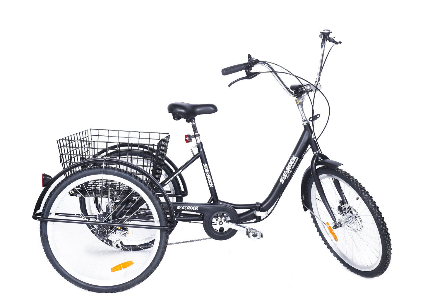 SOLOROCK 24" 6 Speed Folding Tricycle - Agile246-Fold