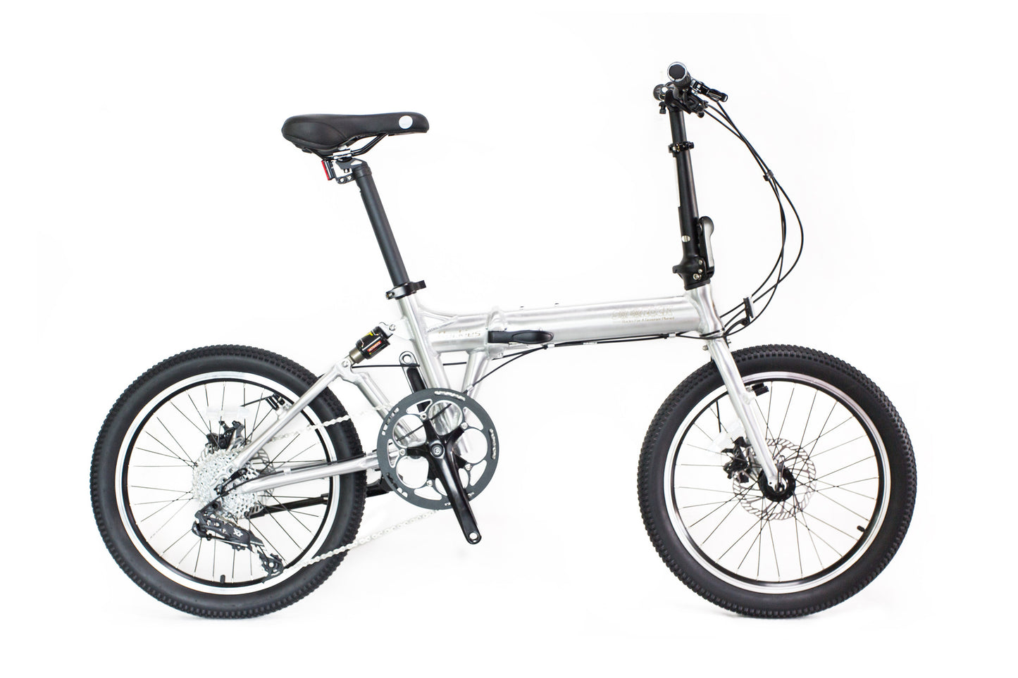 Rockies Pro - SOLOROCK 20" 10 Speed Aluminum Folding Bike Hydraulic Disc Brakes