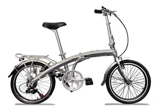 20" Standard Dash - SOLOROCK 20" 7 Speed Aluminum Folding Bike