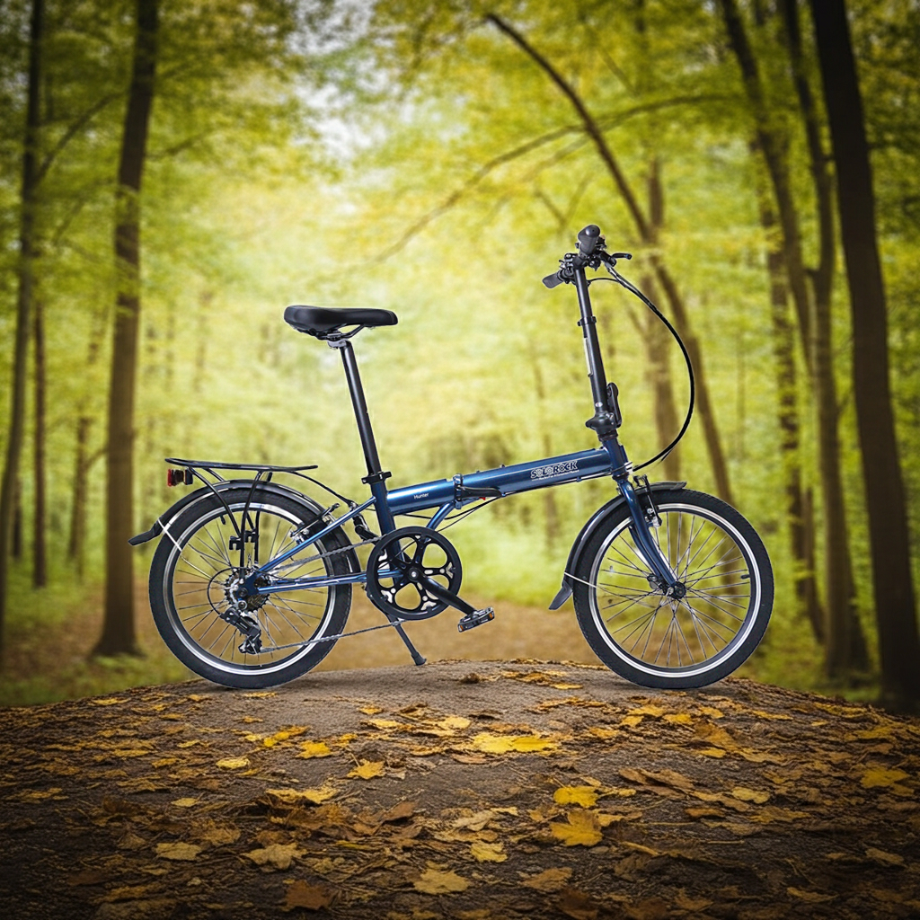 Hunter - SOLOROCK 20" Upgraded 7 Speed Steel Folding Bike