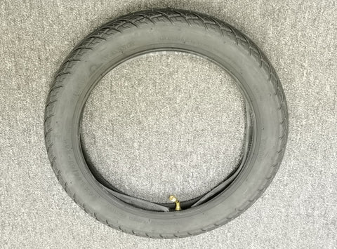 14" x 1.95" Tire with 14" x 2.125" Inner tube Bent Stem