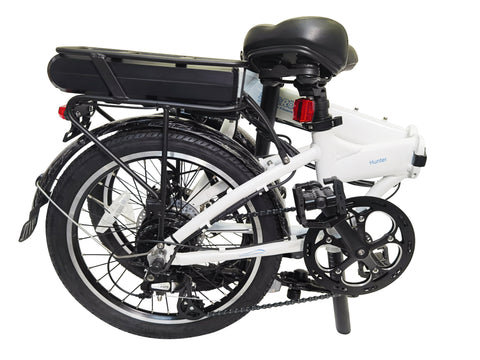 Hunter eBike - SOLOROCK 20" 8 Speed Aluminum Folding Electric Bike